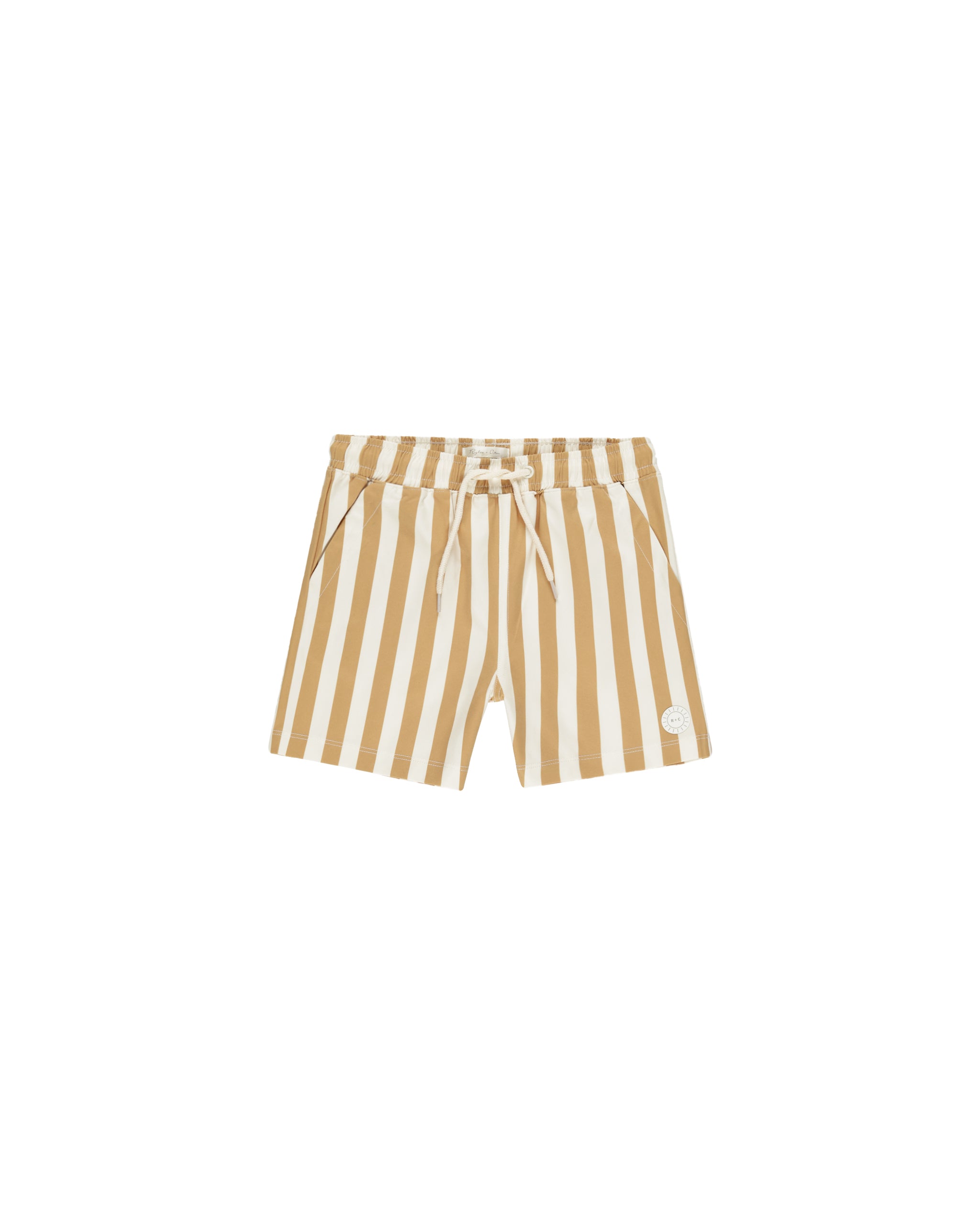 Rylee + Cru Boardshort - Marigold Stripe