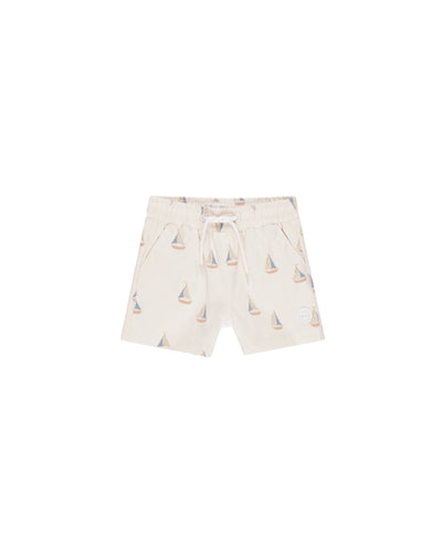 Rylee + Cru Boardshort - Sailboats
