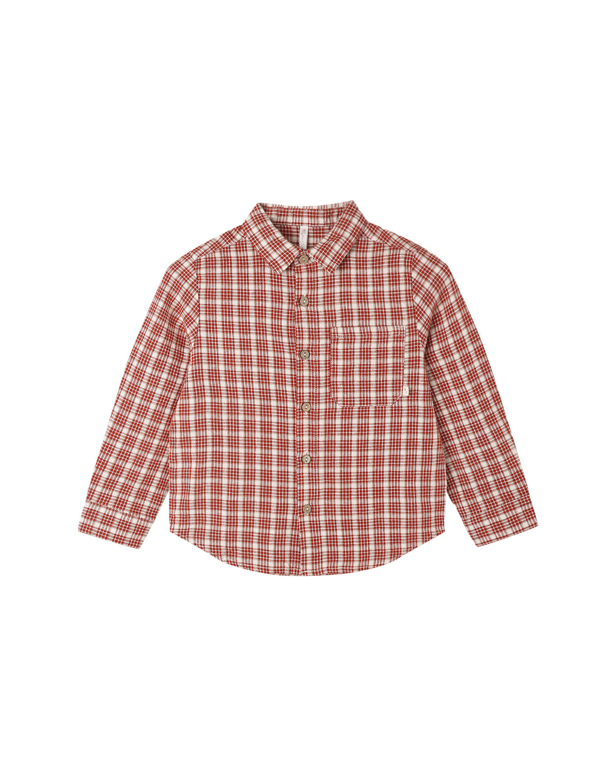 Rylee + Cru Collared Long Sleeve Shirt - Vintage Plaid