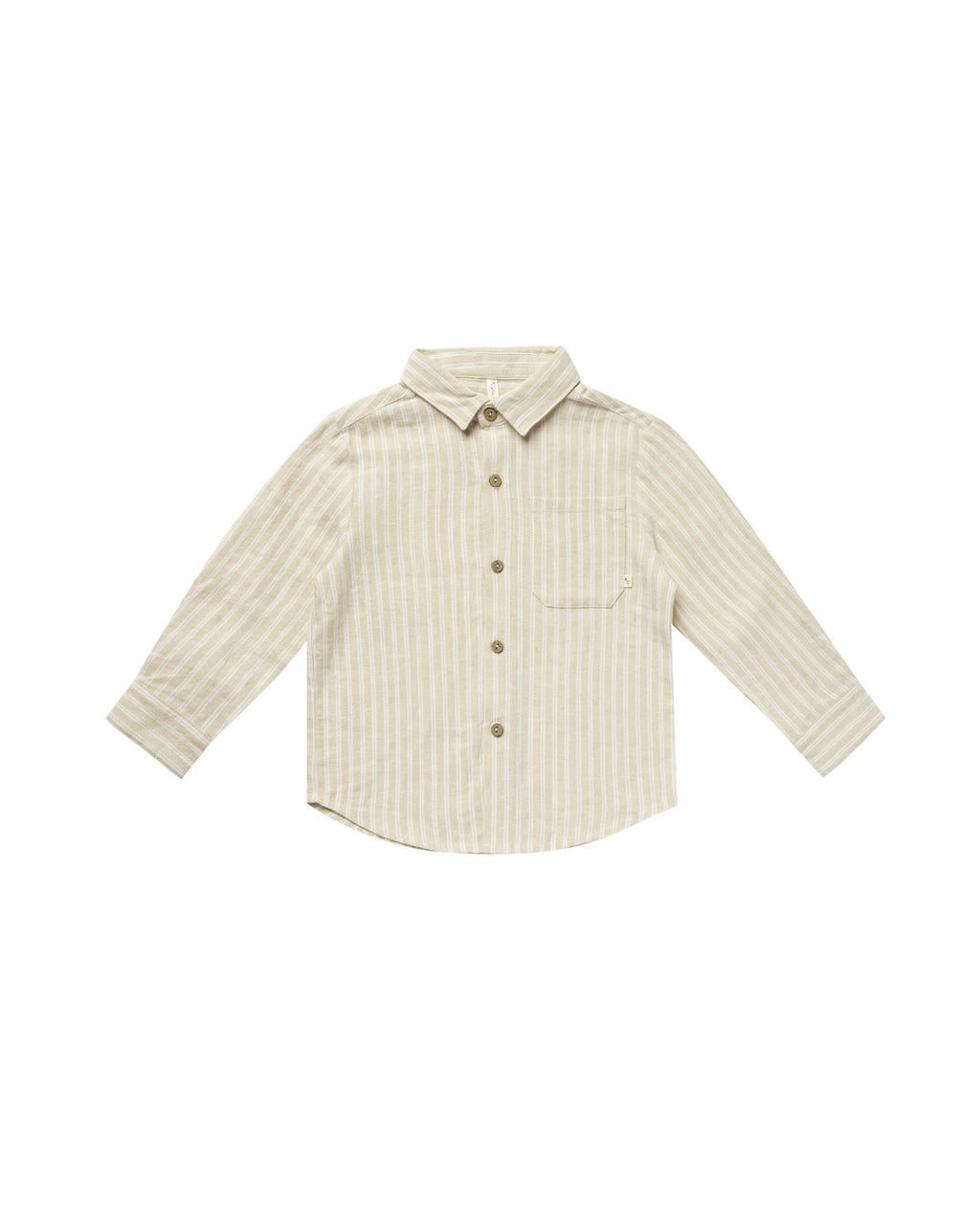 Rylee + Cru Collared Shirt - Champagne Stripe