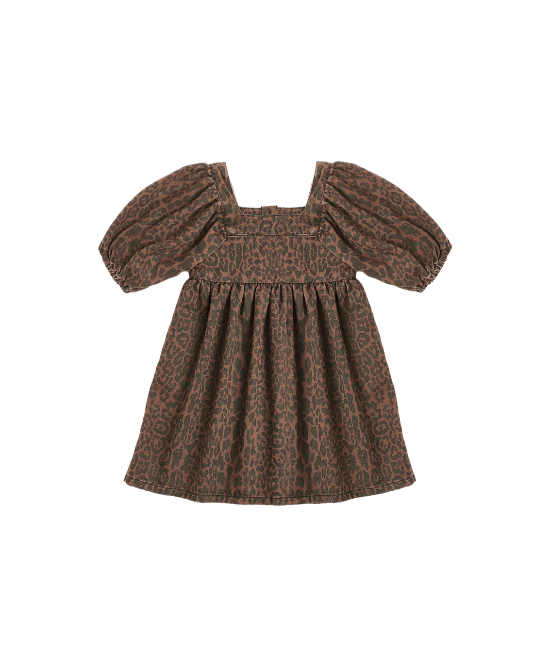 Rylee + Cru Gretta Babydoll Dress - Leopard