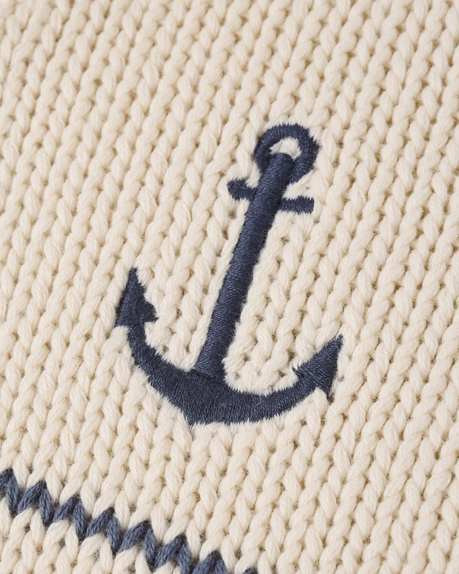 Rylee + Cru Shawl Cardigan - Natural &amp; Marine