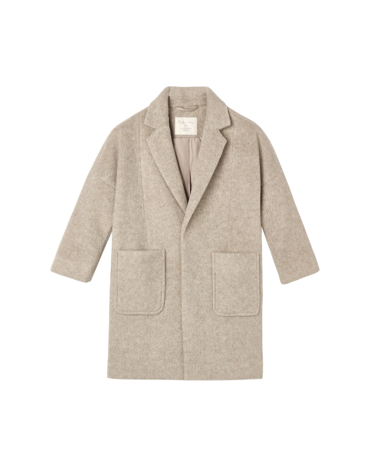 Rylee + Cru Longline Coat - Stone