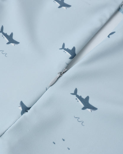 Rylee + Cru Shorty One Piece - Sharks