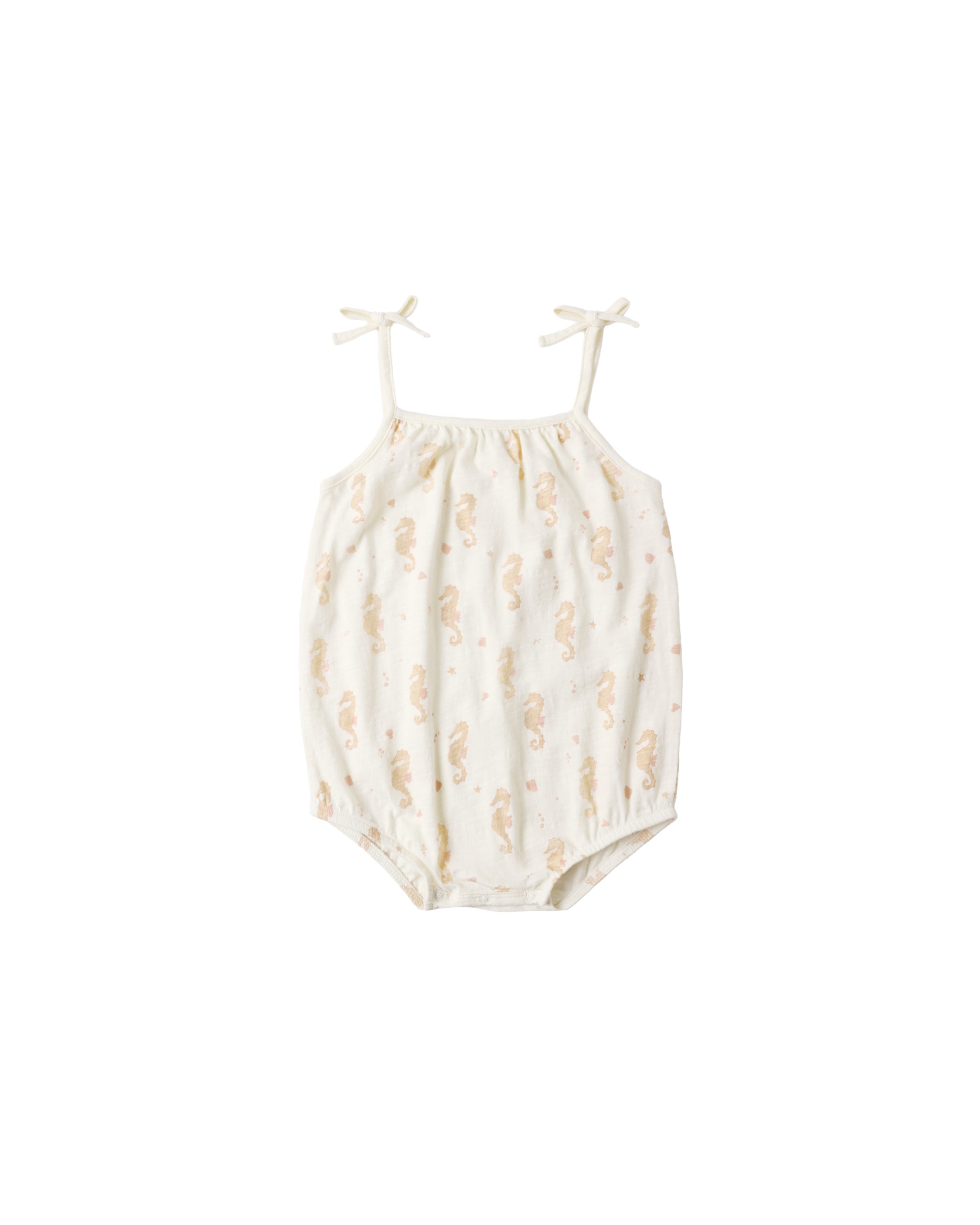 Rylee + Cru Nala Romper - Seahorses