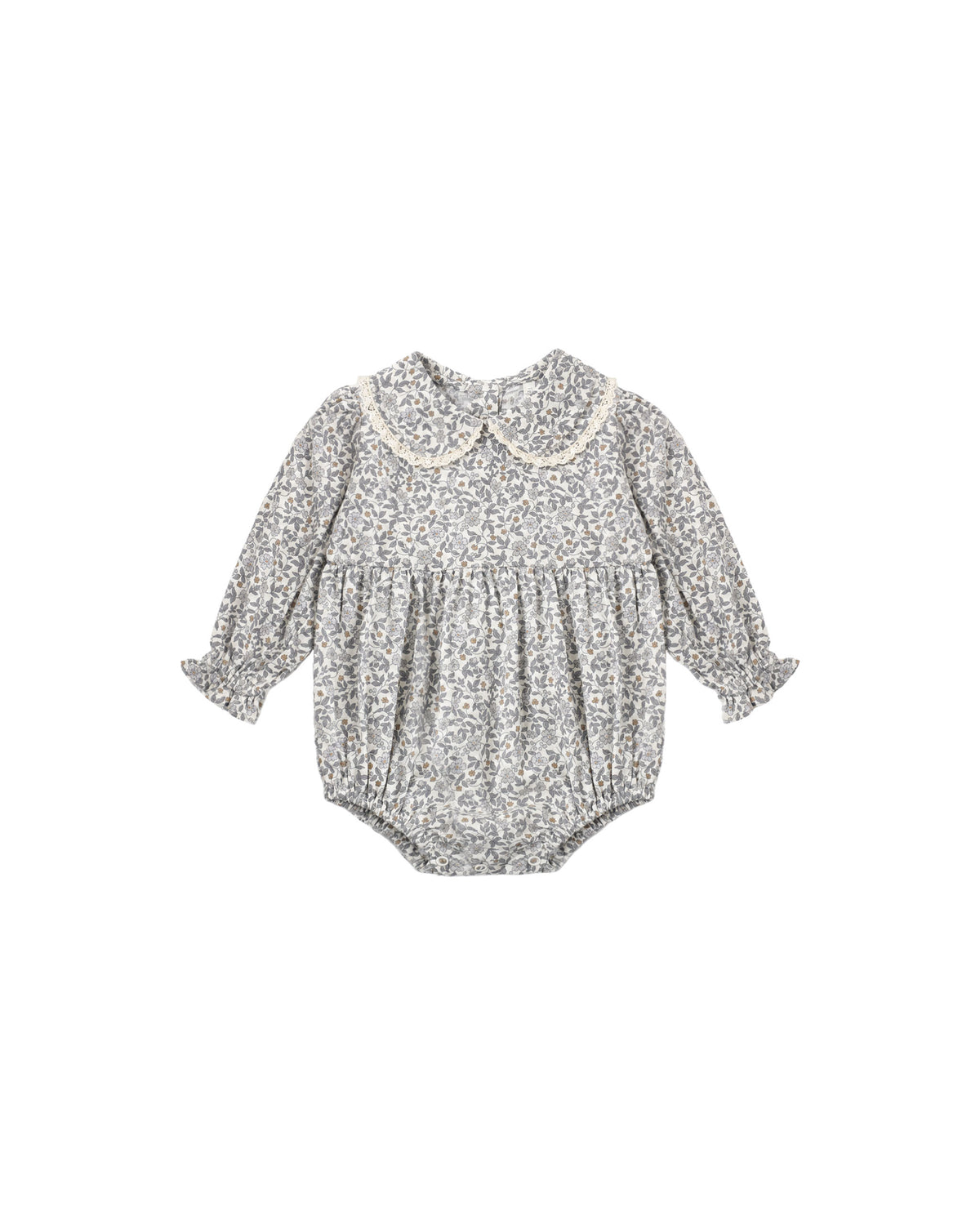 Rylee + Cru Cora Romper - Slate Floral