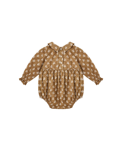 Rylee + Cru Cora Romper - Golden Fleur