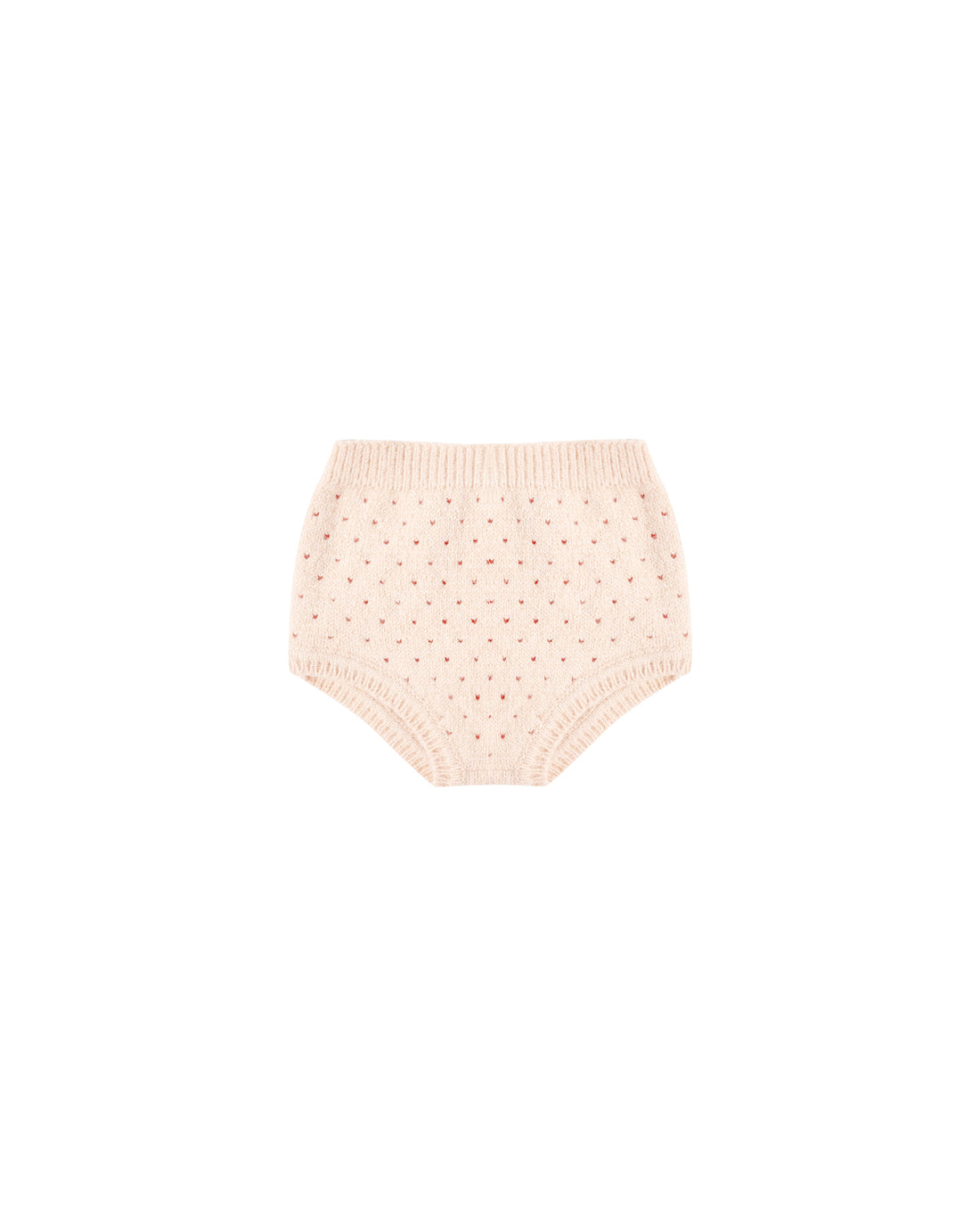 Rylee + Cru Knit Bloomer - Ruby Speckle