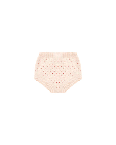 Rylee + Cru Knit Bloomer - Ruby Speckle