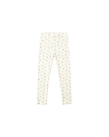 Rylee + Cru Legging - Natural Ditsy