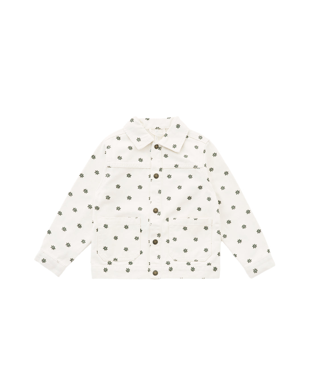 Rylee + Cru Denim Chore Coat - Mini Daisy