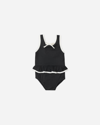 Rylee + Cru Skirted One Piece - Black