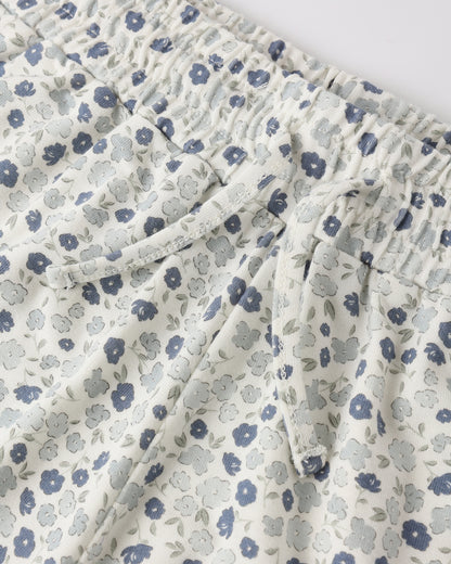 Rylee + Cru Mosie Set - Blue Ditsy