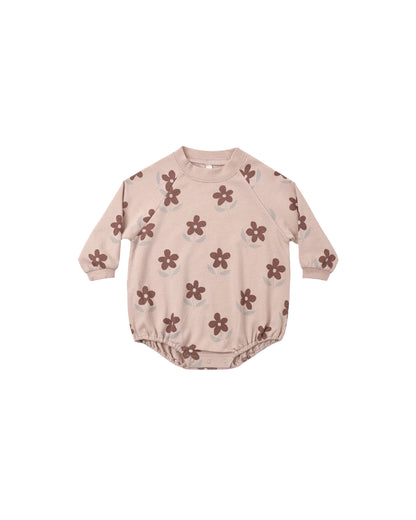 Rylee + Cru Crew Neck Romper - Daisy