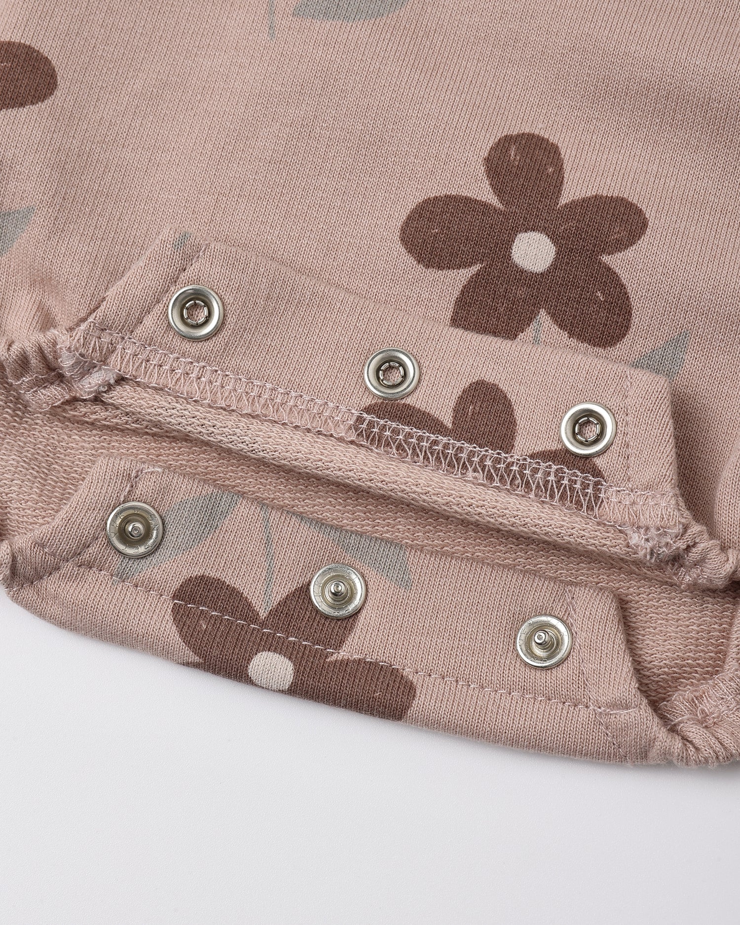 Rylee + Cru Crew Neck Romper - Daisy