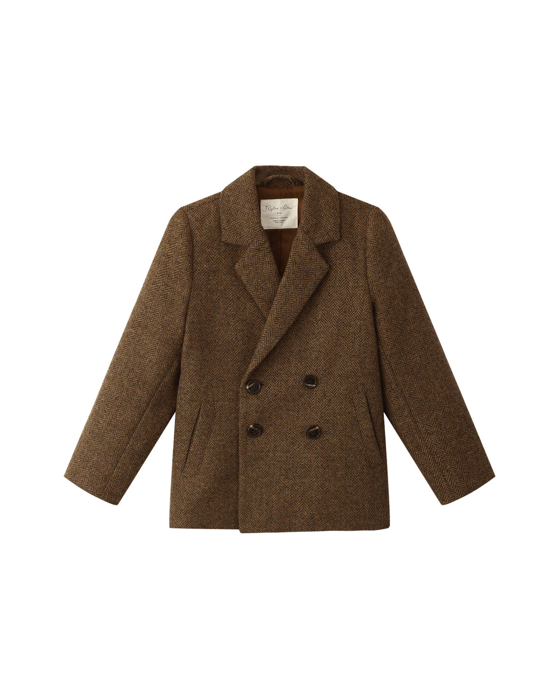 Rylee + Cru Double Breasted Blazer - Rustic Plaid