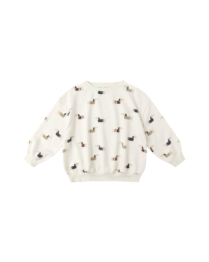 Rylee + Cru Relaxed Sweatshirt - Dachshund