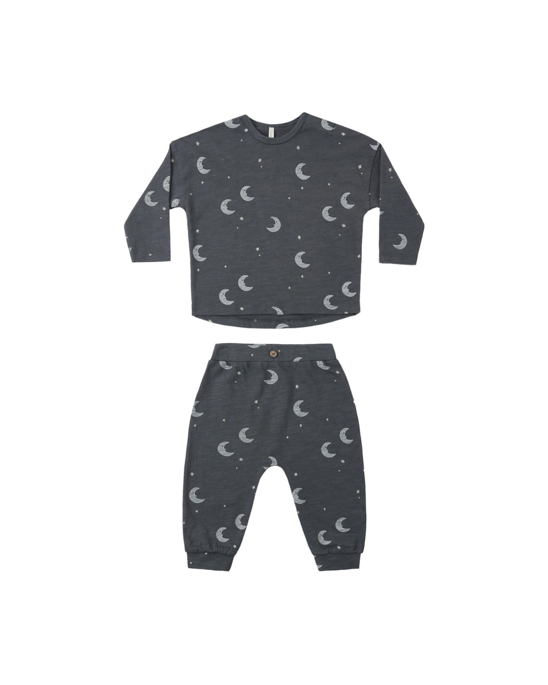 Rylee + Cru Long Sleeve Tee + Pant Set - Moons