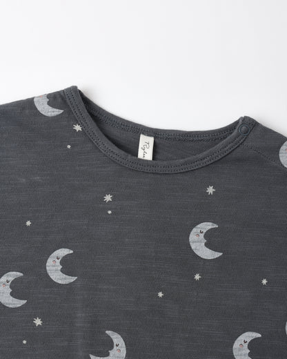 Rylee + Cru Long Sleeve Tee + Pant Set - Moons
