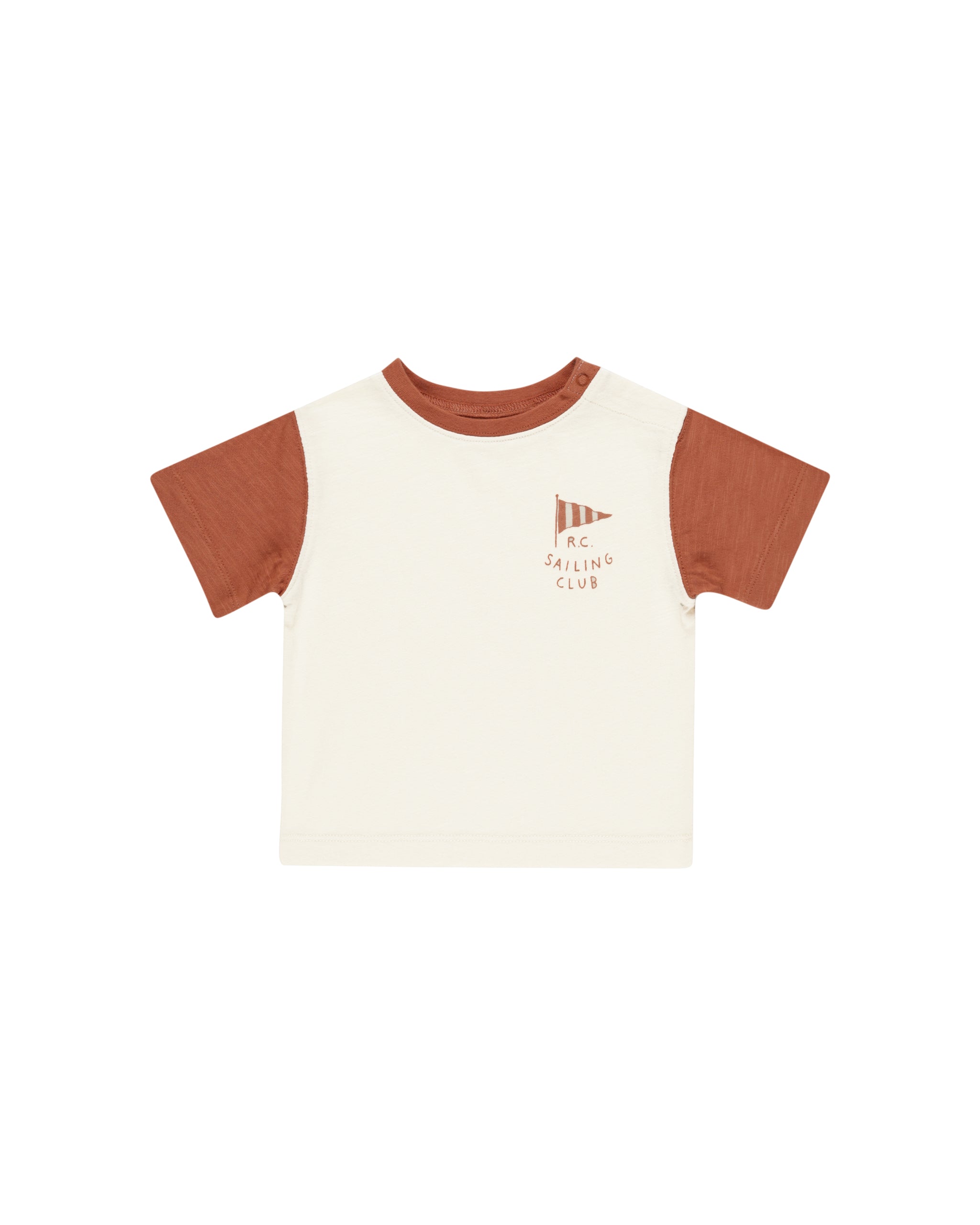 Rylee + Cru Contrast Short Sleeve Tee - Sailing Club