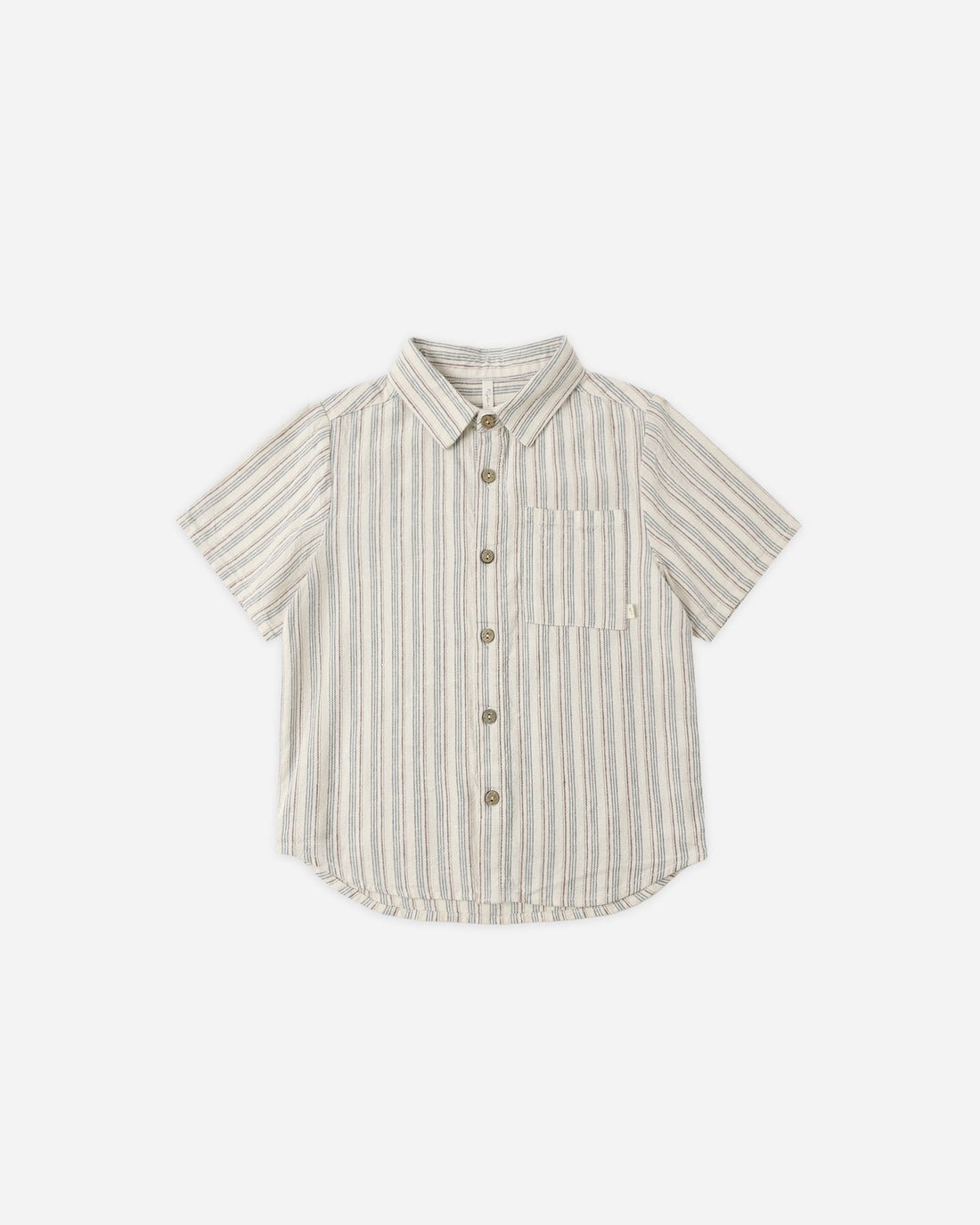 Rylee + Cru Collared Short Sleeve Shirt - Nautical Stripe