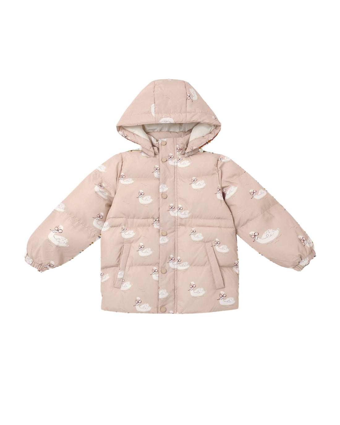 Rylee + Cru Puffer Jacket - Swans