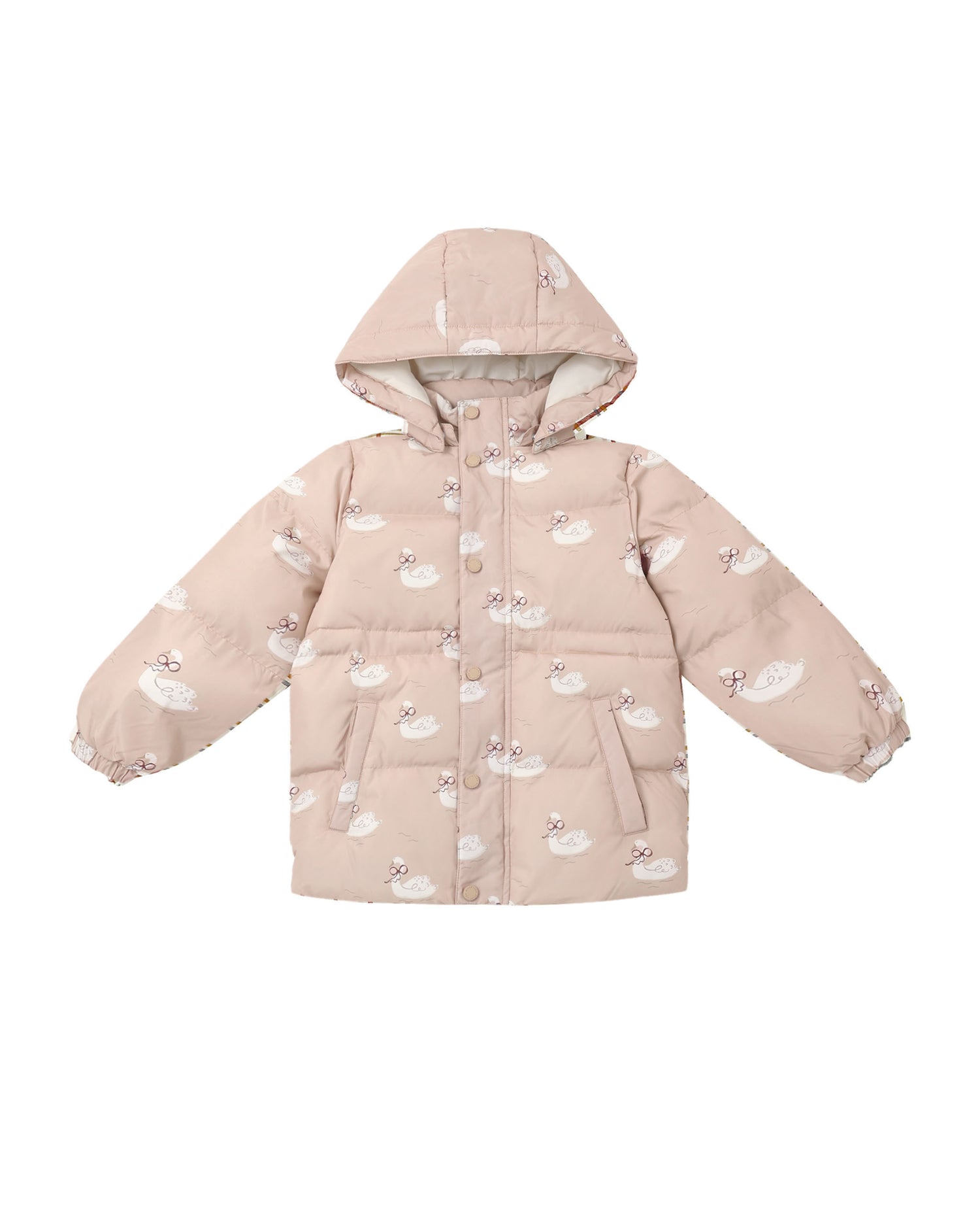 Rylee + Cru Puffer Jacket - Swans
