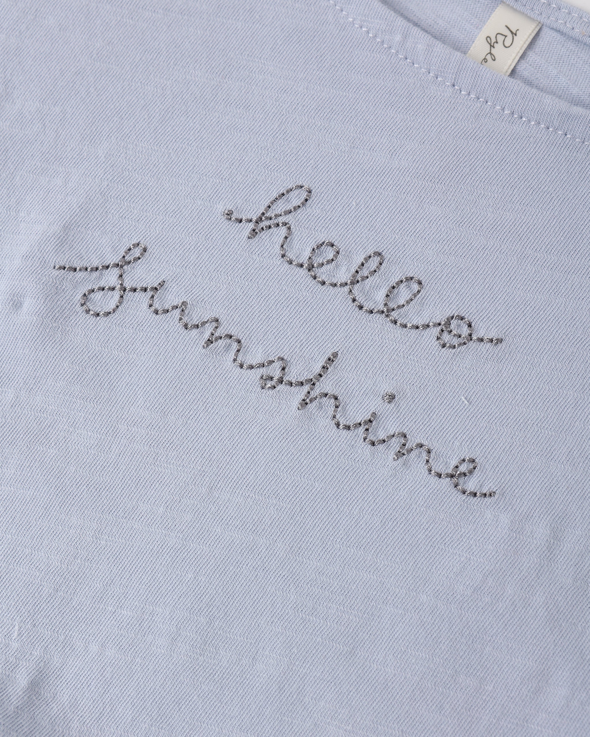 Rylee + Cru Cropped Cinch Tee - Hello Sunshine