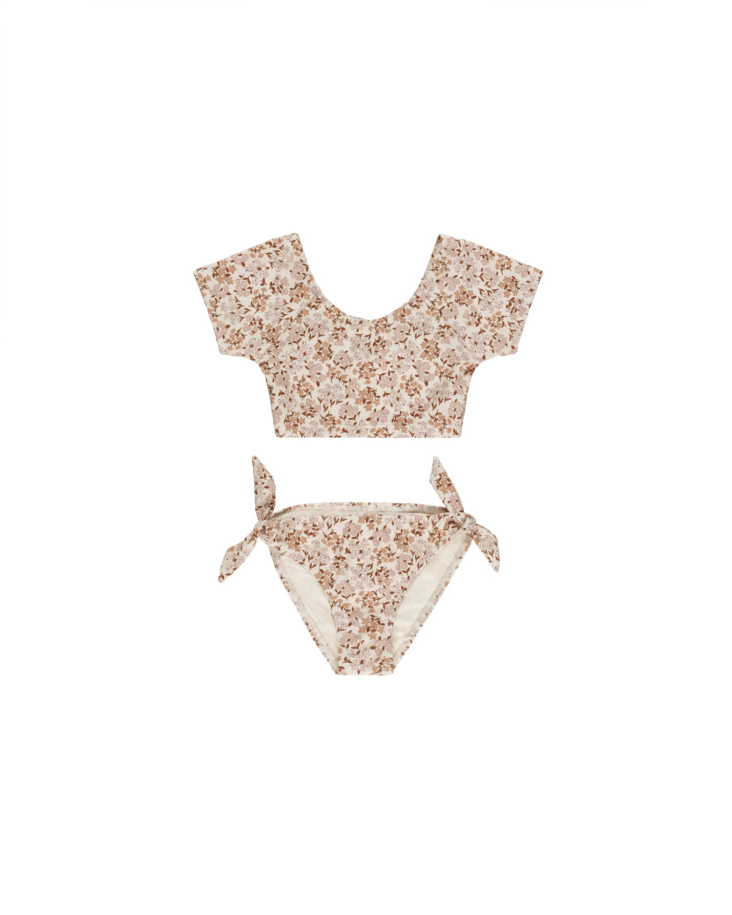 Rylee + Cru Cropped Rashguard Set - Wildflower