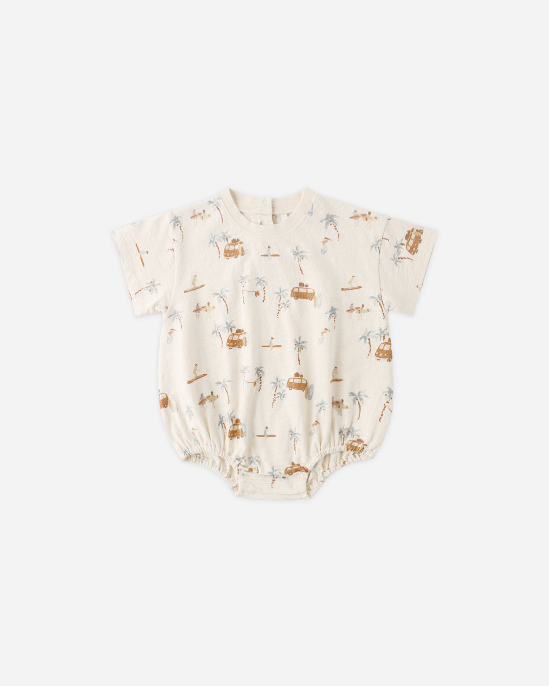 Rylee + Cru Relaxed Bubble Romper - Surf Town