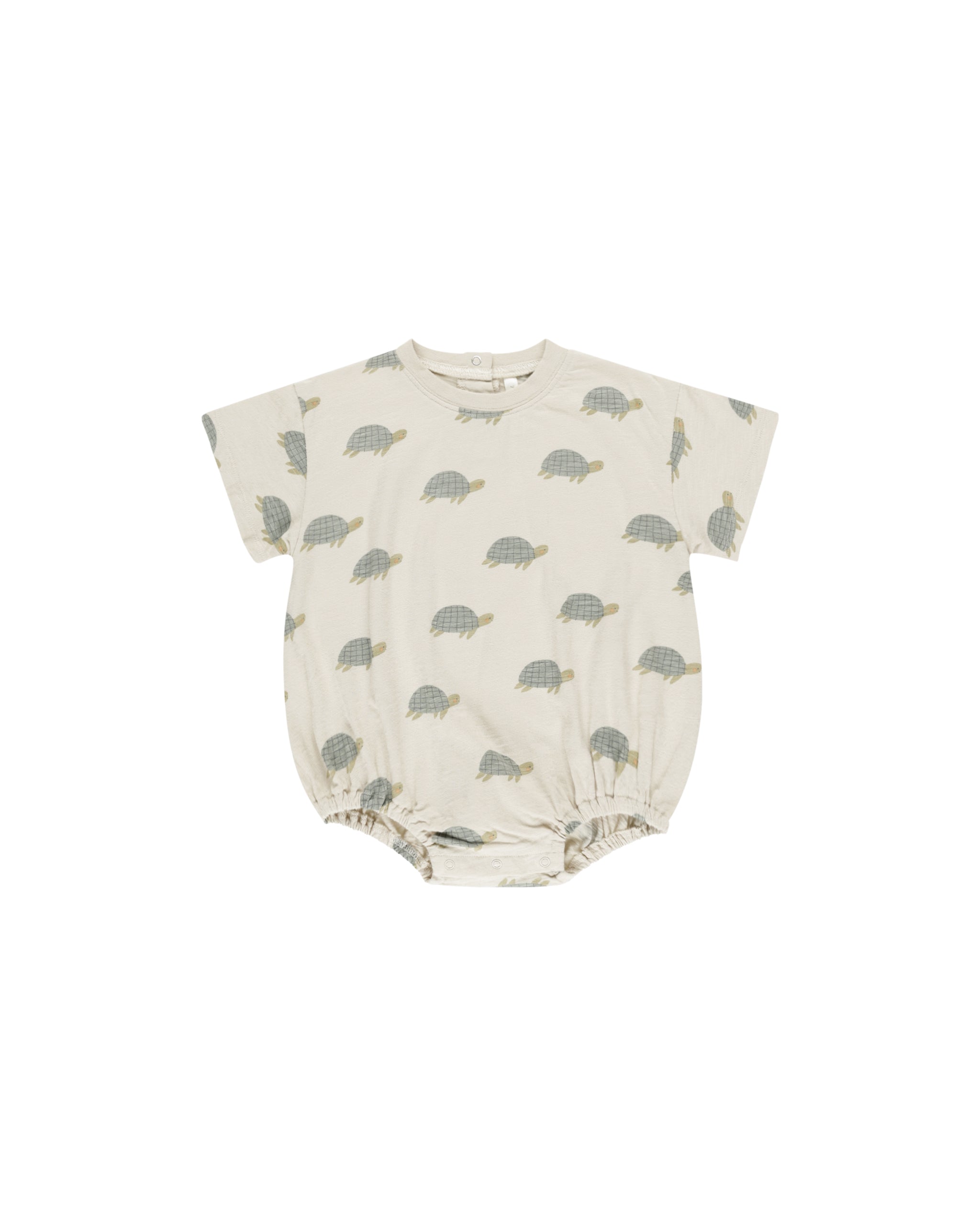 Rylee + Cru Relaxed Bubble Romper - Sea Turtles