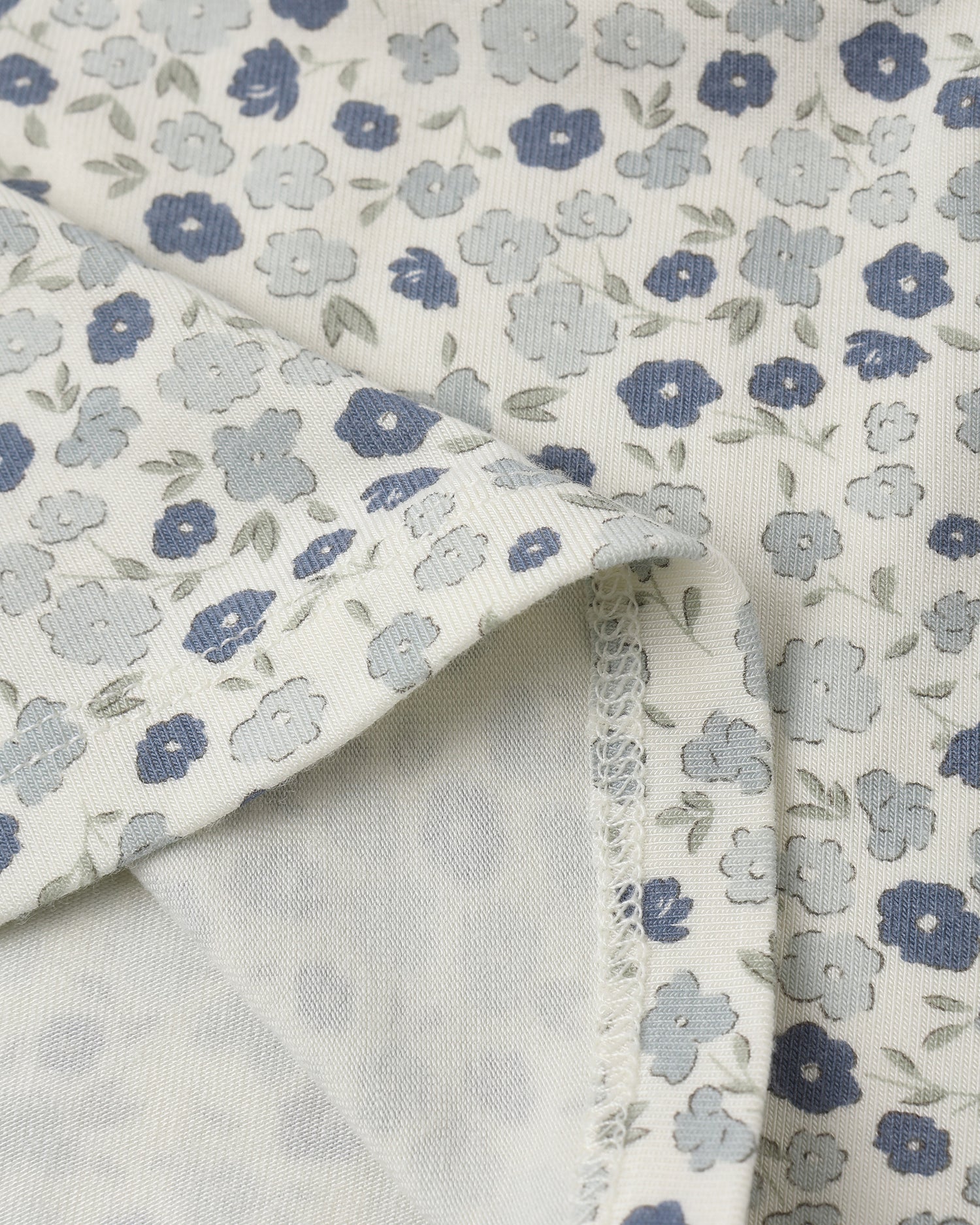 Rylee + Cru Swing Top &amp; Bloomer Set - Blue Ditsy