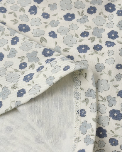 Rylee + Cru Swing Top &amp; Bloomer Set - Blue Ditsy