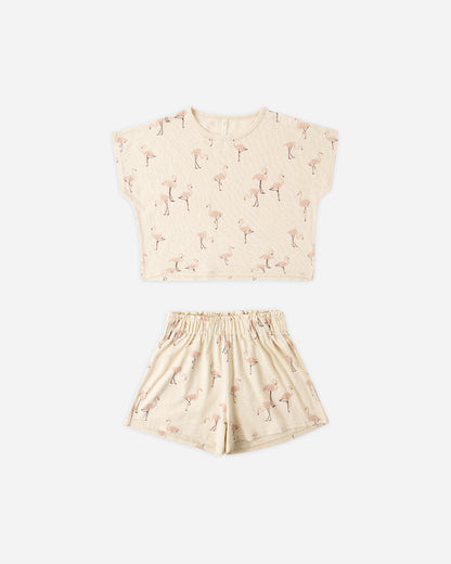 Rylee + Cru Raegan Set - Flamingo