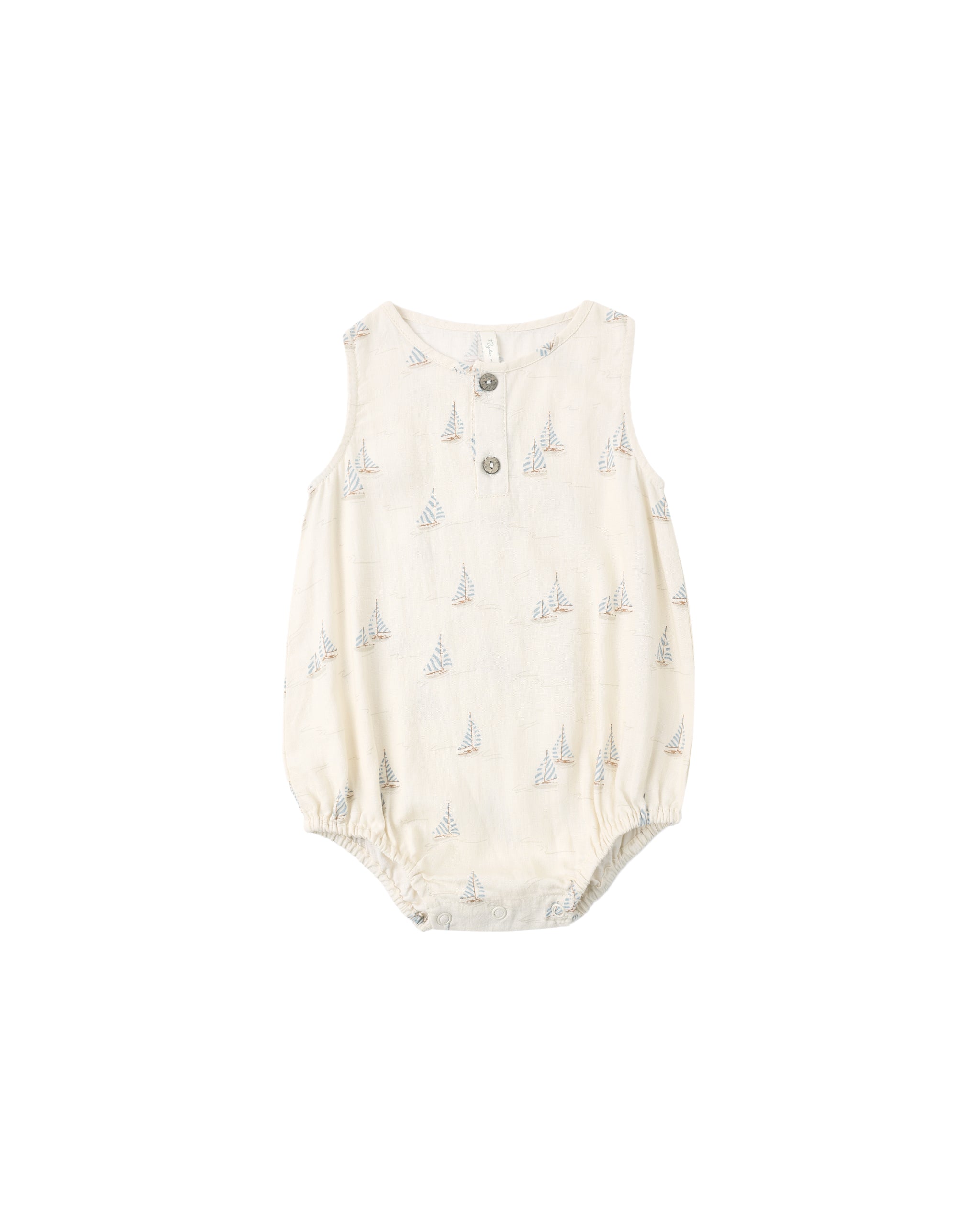Rylee + Cru Beau Romper - Sail
