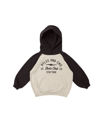 Rylee + Cru Raglan Hoodie - Skate Club