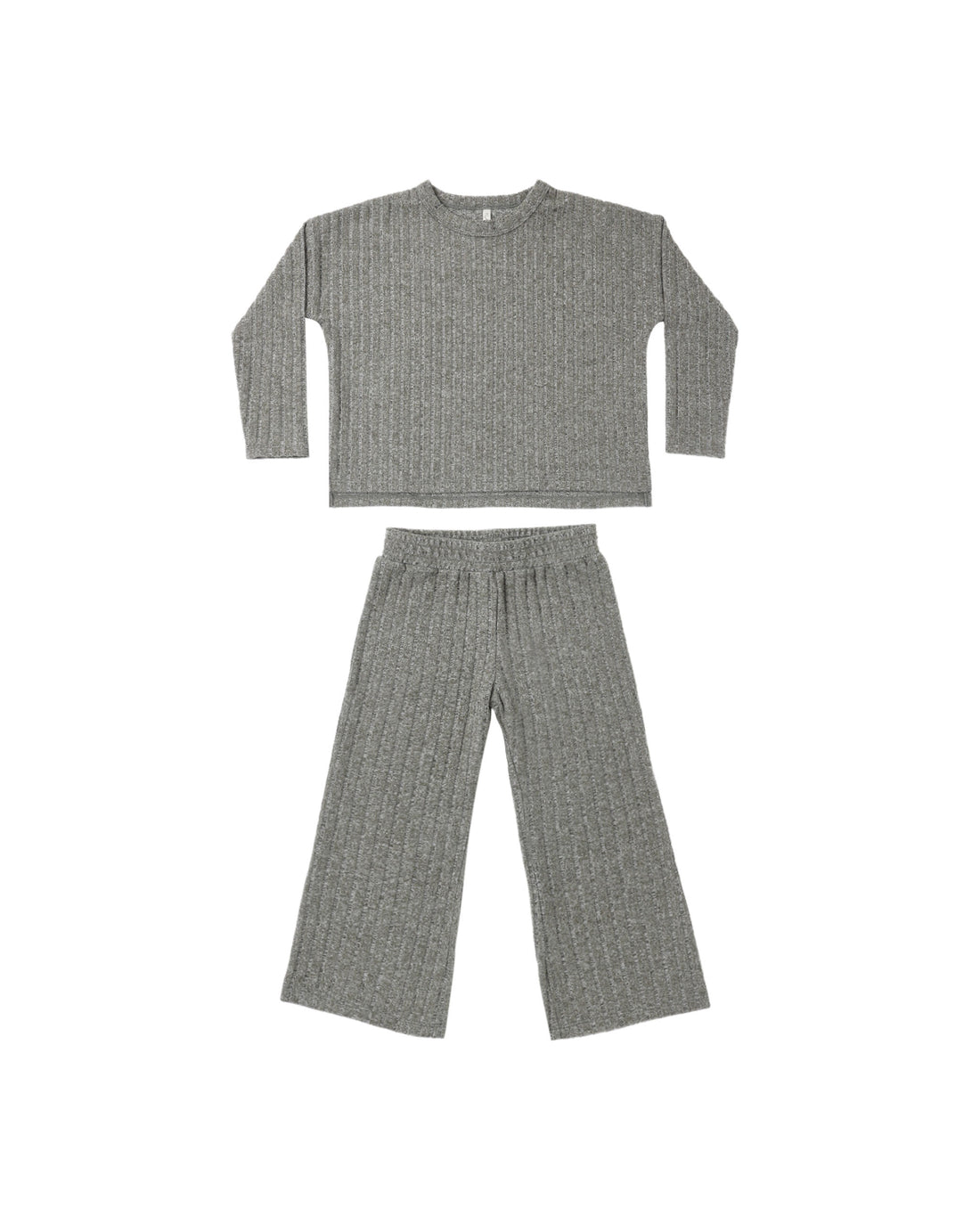Rylee + Cru Cozy Rib Knit Set - Evergreen