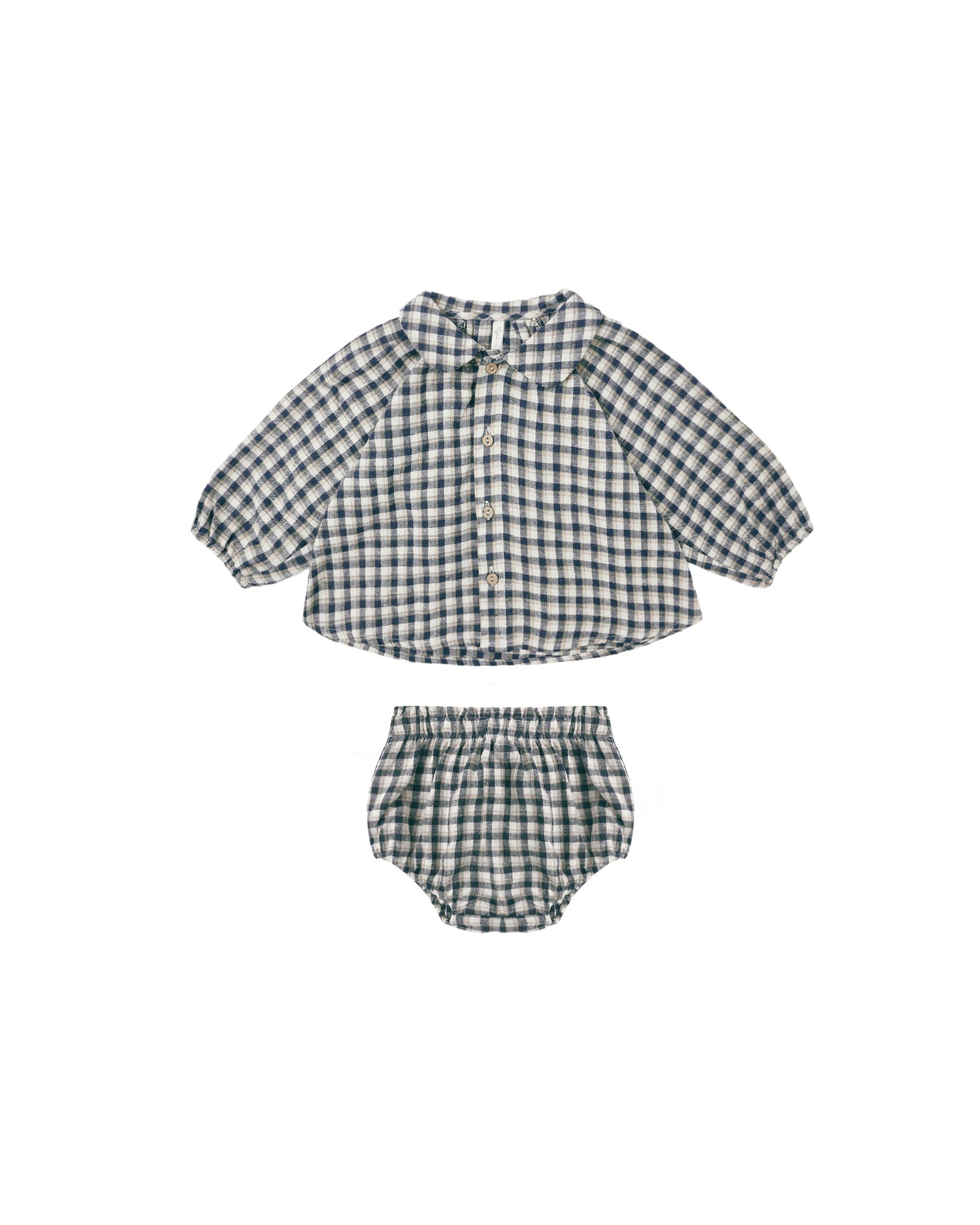 Rylee + Cru Nellie Set - Navy Check