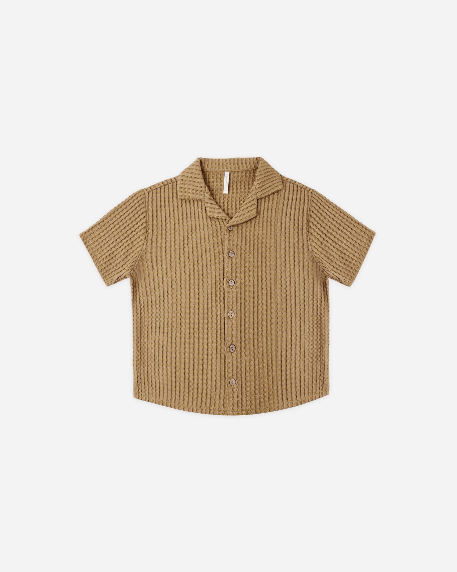 Rylee + Cru Lapel Collar Shirt - Ocre