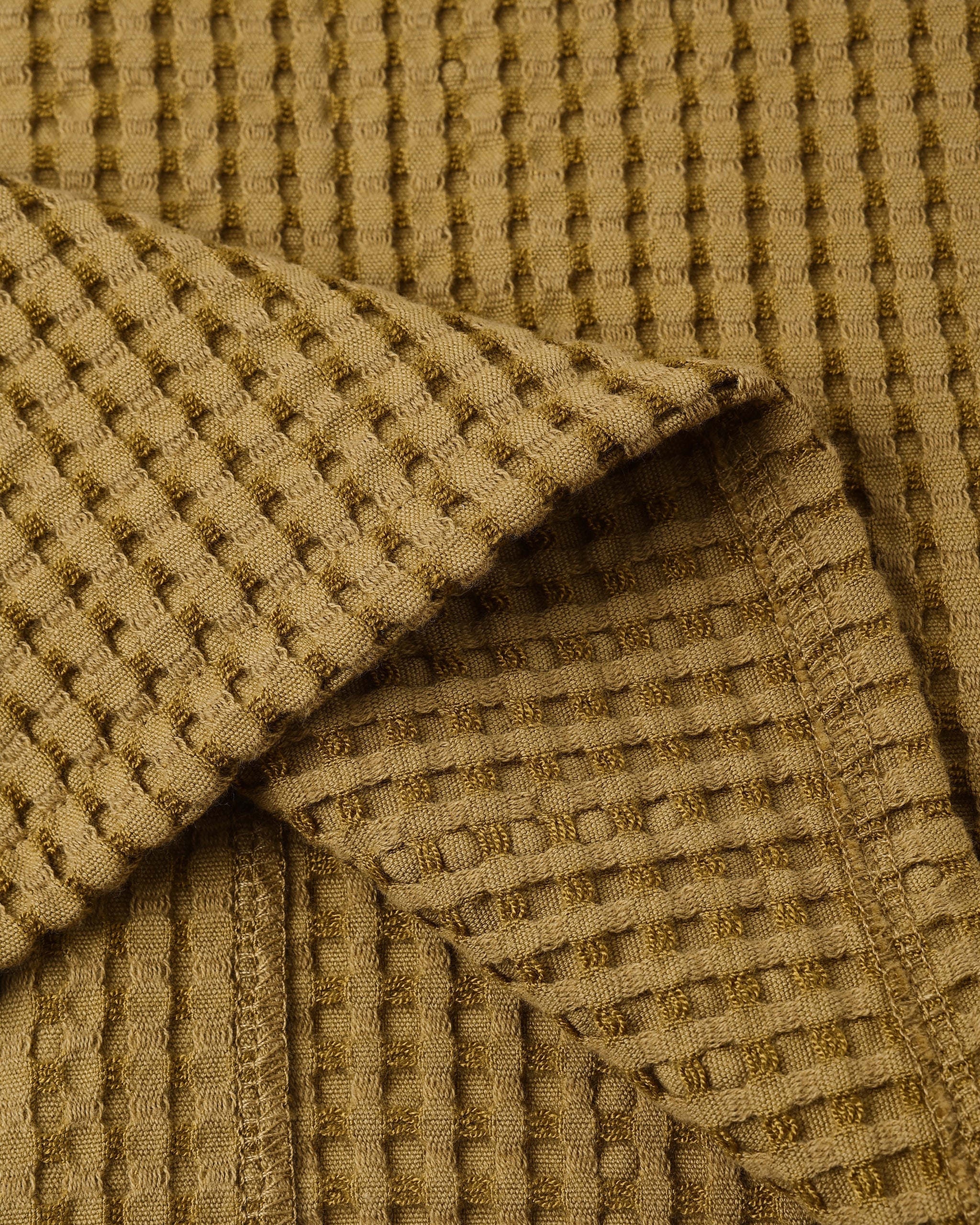 Rylee + Cru Lapel Collar Shirt - Ocre