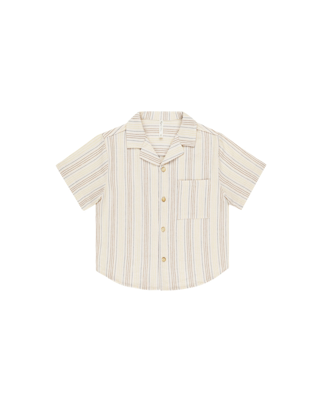 Rylee + Cru Lapel Collar Shirt- Summer Stripe