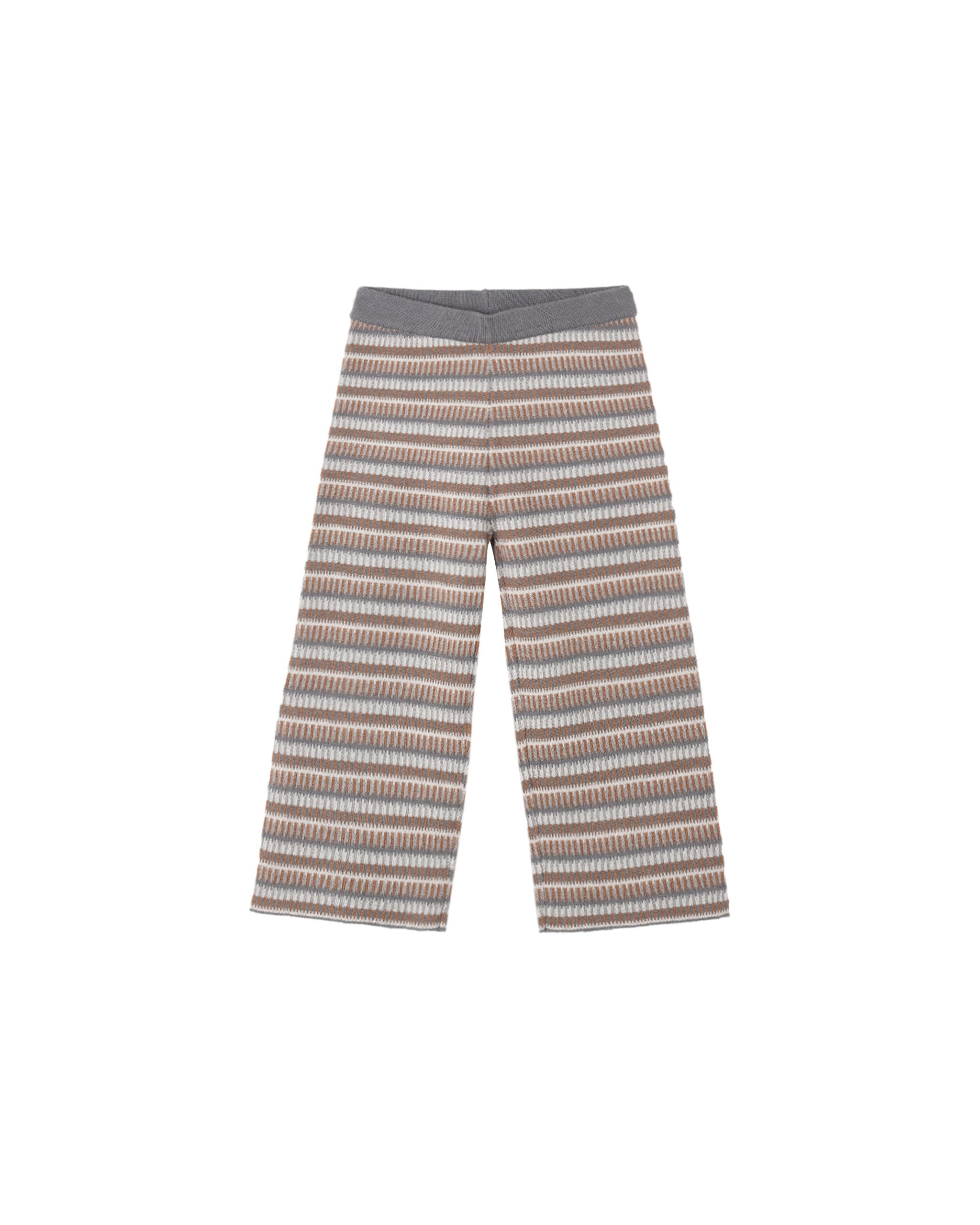 Rylee + Cru Knit Wide Leg Pant - Multi Stripe