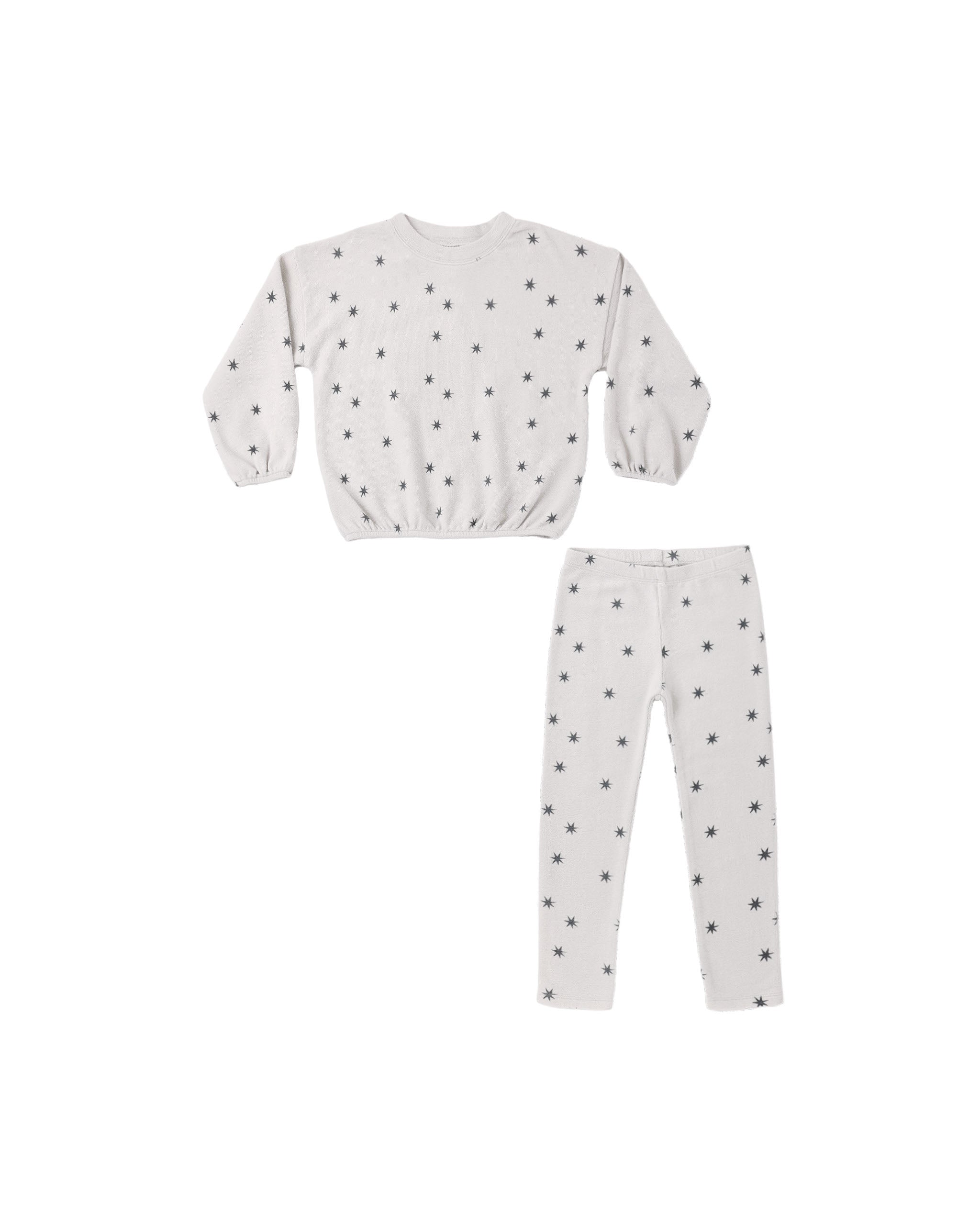Rylee + Cru Spongey Knit Set - Stars