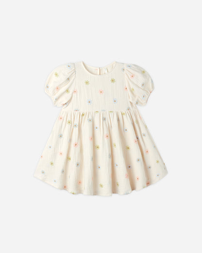 Rylee + Cru Marley Dress - Embroidered Daisies