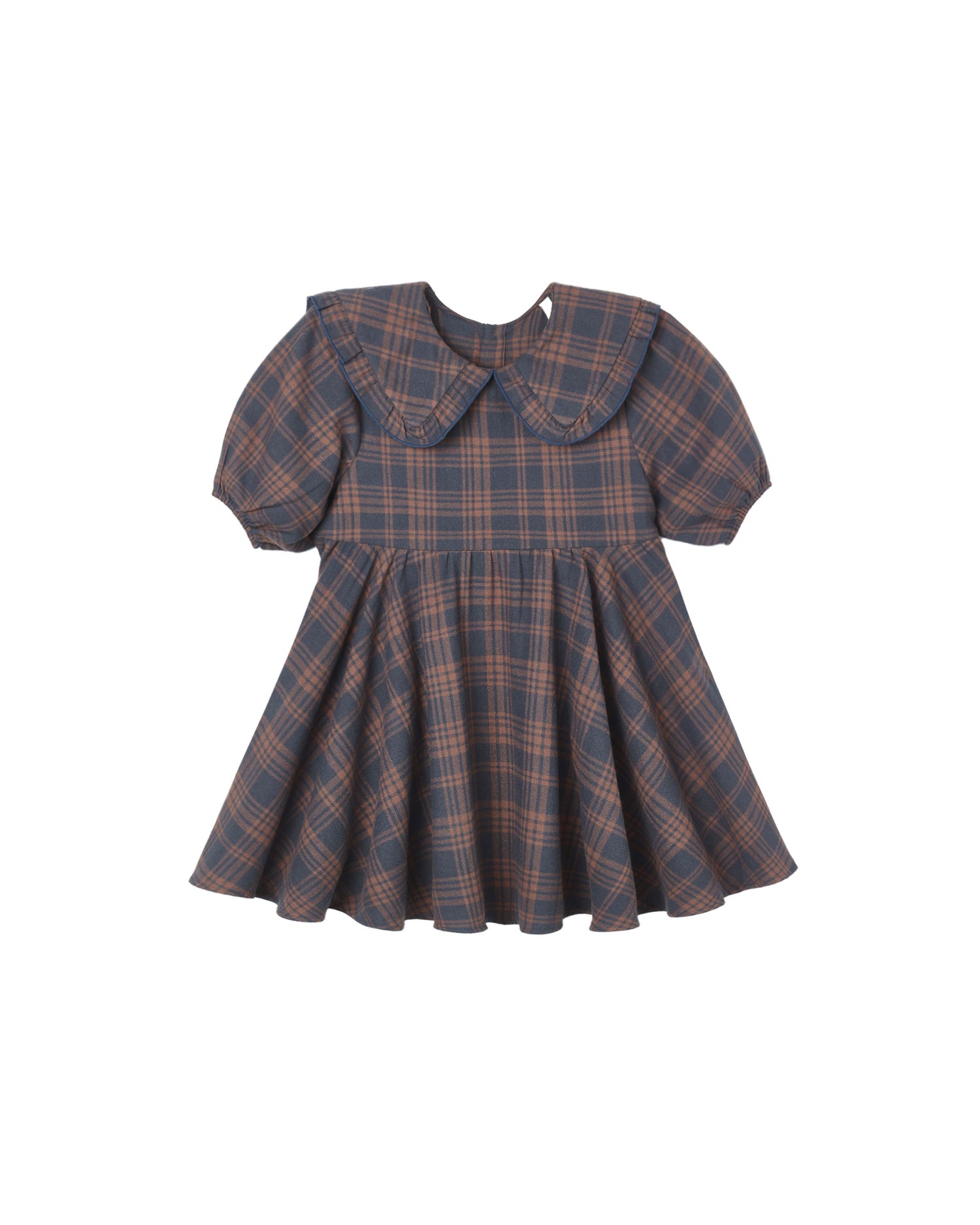 Rylee + Cru Camille Dress - Midnight Plaid