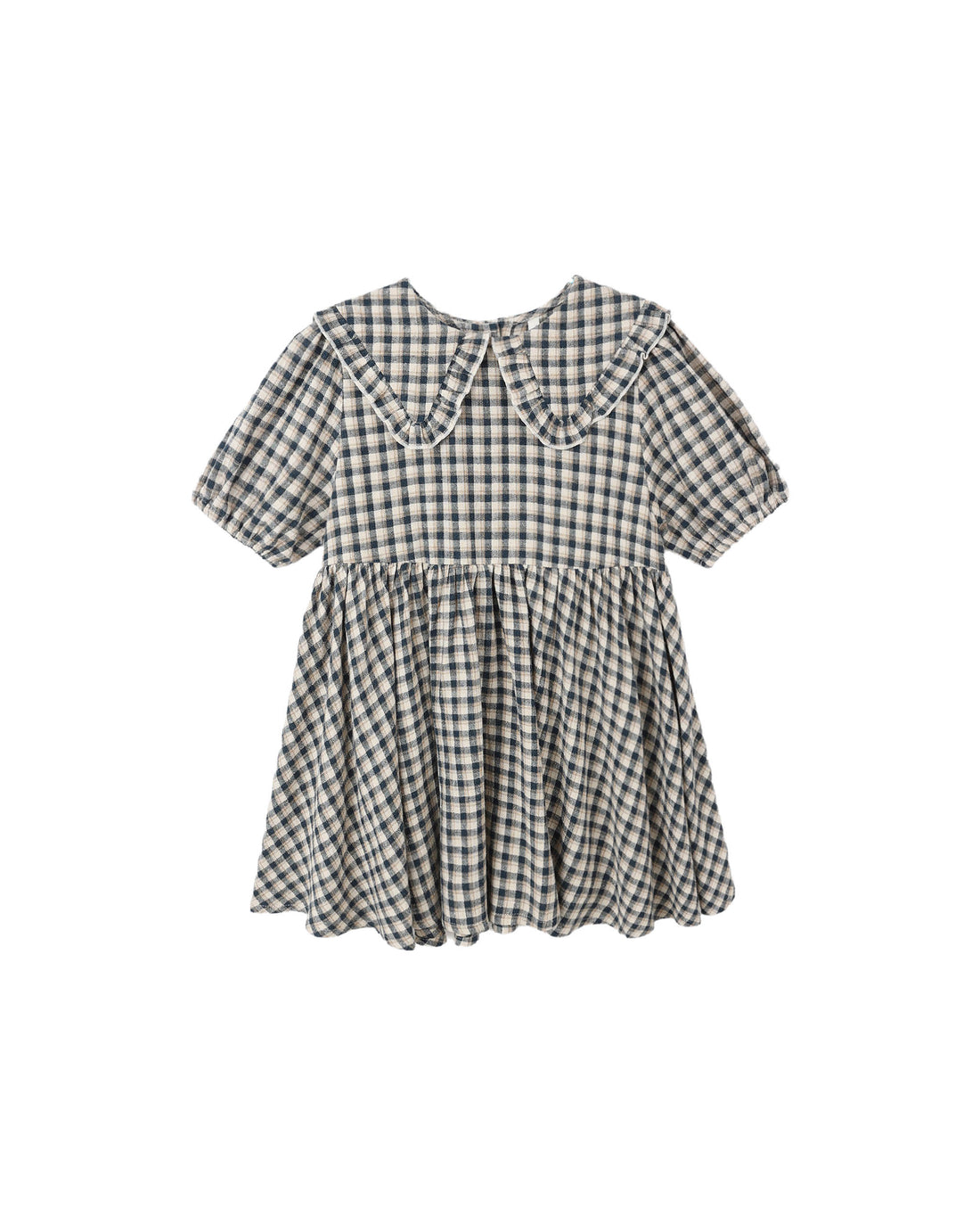 Rylee + Cru Camille Dress - Navy Check