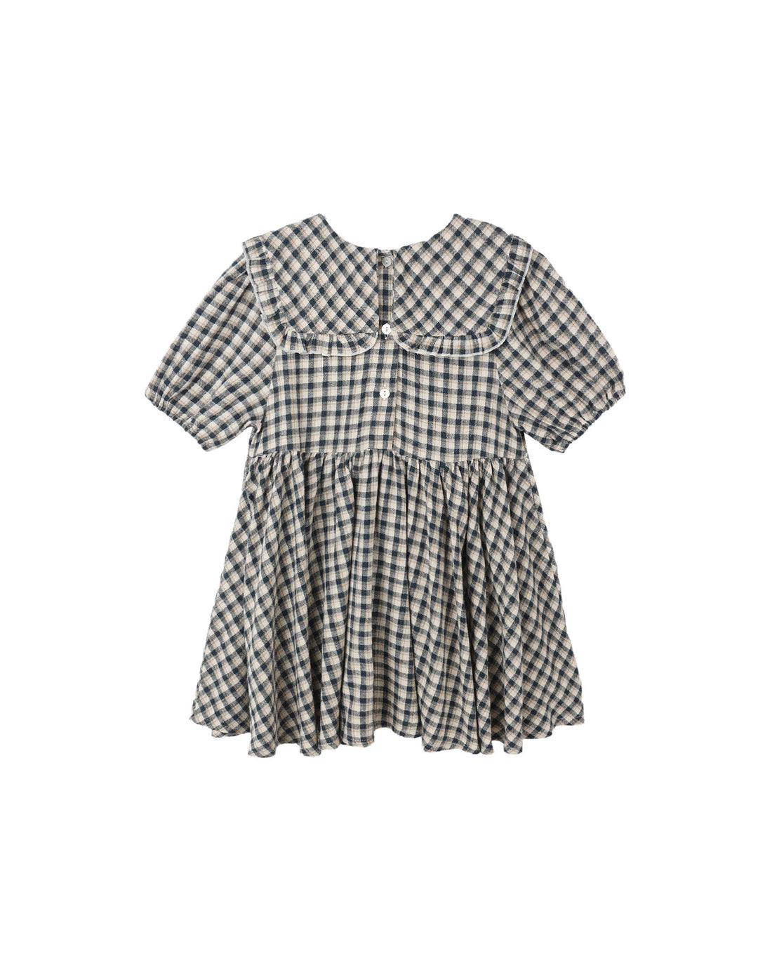 Rylee + Cru Camille Dress - Navy Check