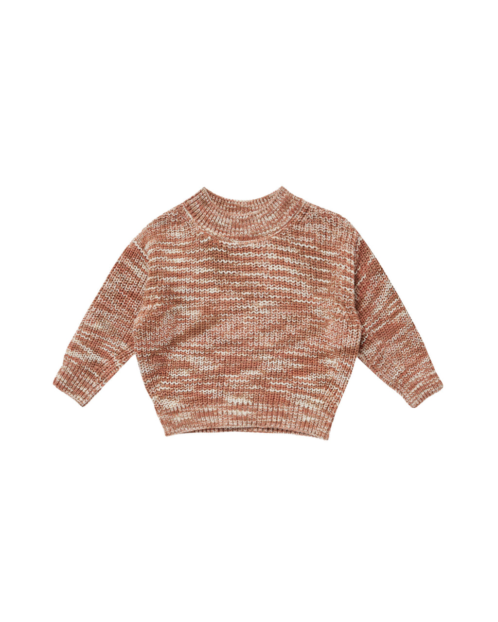 Rylee + Cru Relaxed Knit Sweater - Heathered Spice