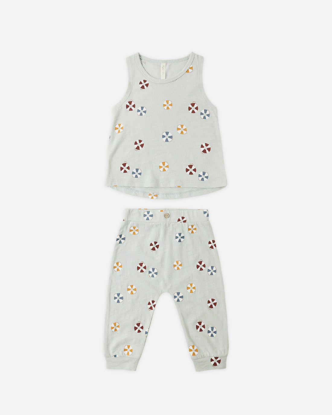 Rylee + Cru Tank + Slouch Pant Set - Floatie