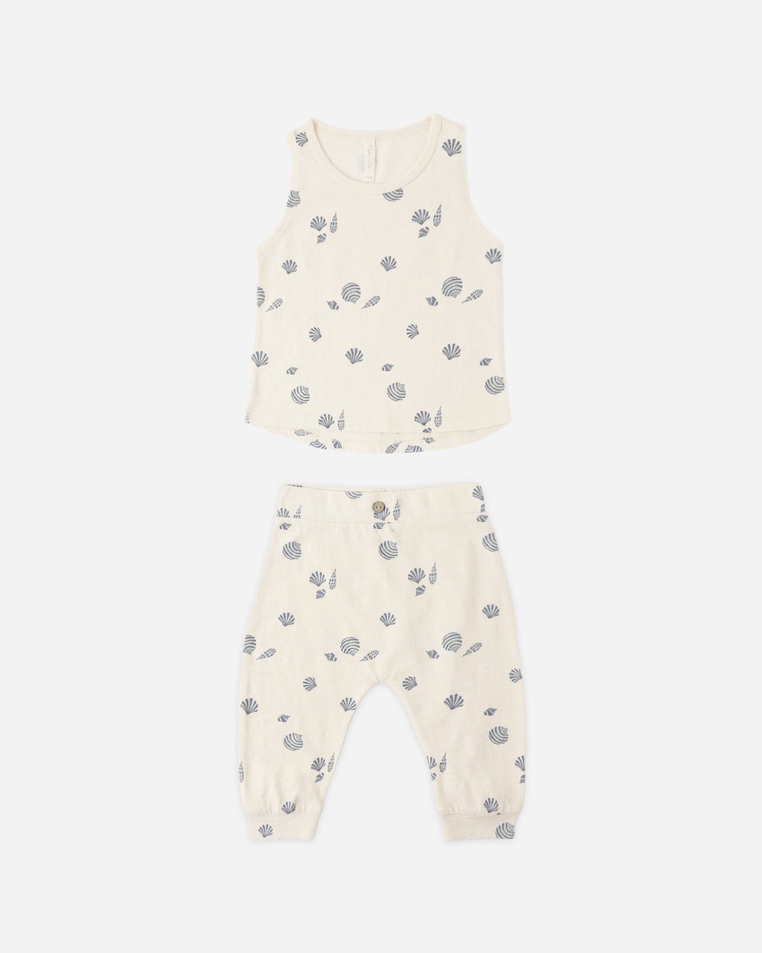 Rylee + Cru Tank + Slouch Pant Set - Seashells